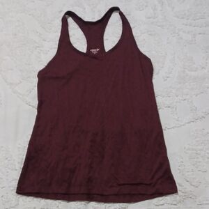 Old Navy Burgundy Racerback Tank Top